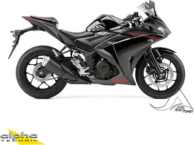 Produktbild von Stompgrip schwarz, Yamaha YZF-R3 / YZF-R25 YZF-R3 RH07