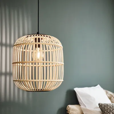 Immagine prodotto di Lampadario Contemporaneo Bordesley 1 Luce Acciaio Nero