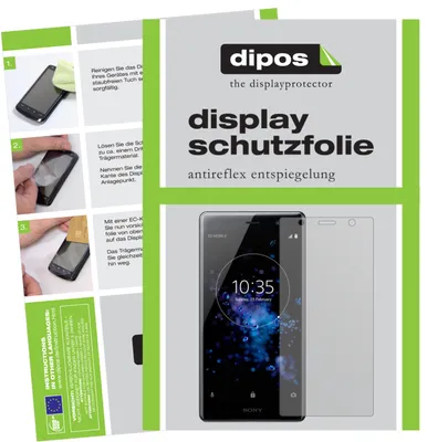 Produktbild von 2x Schutzfolie für Sony Xperia XZ2 Premium matt Displayschutzfolie Folie Display
