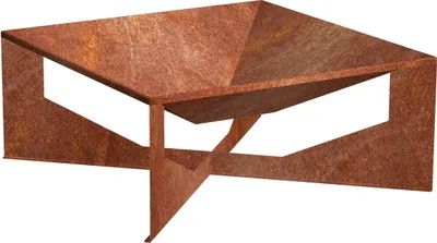 Immagine prodotto di CORGARDEN Vento Caminetto da giardino 70 x 70 x 30 cm, corten CORGARDEN 1015