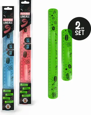 Obrázok produktu pre Zestaw Linijek 15cm/30cm mix kolorów
