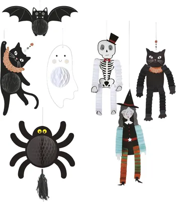 Immagine prodotto di Decorazioni per la casa a tema Halloween: set di 7 decorazioni pensate per le feste