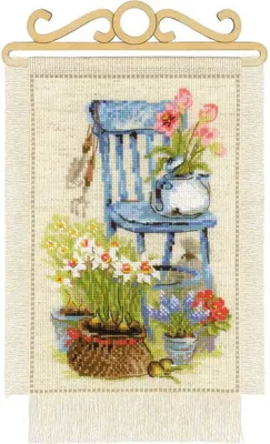 Produktbild von Riolis Kreuzstich-Set "Garten. Frühling", Zählmuster