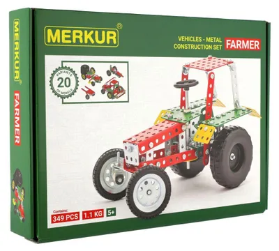 Zdjęcie produktu dla Merkur Farmer Set 341 elementów 20 modeli 10993321