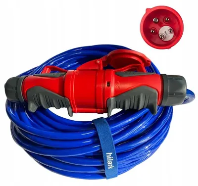 Produktbild von Verlängerungskabel H07BQ-F 5x2,5mm² blau 5m