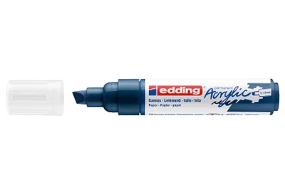 Produktbild von Edding 5000 Acrylmarker Breit, Blau, Meißel, Blau, Extradick, 5 mm, 1 cm