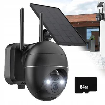 Produktbild von ieGeek 3MP Solar WLAN Outdoor IP Kamera mit Alarm