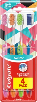 Immagine prodotto di Colgate Twist spazzolini morbidi 4 pezzi