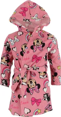 Produktbild von Disney Minnie Mouse Kinder Bademantel – Weicher Morgenmantel 5/6 Jahre