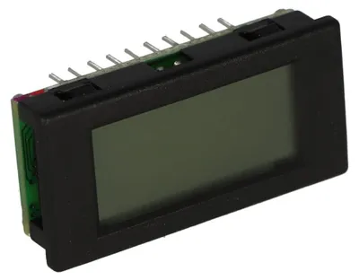 Productafbeelding van Digitale Voltmeter - DC Meter - Spanning Meten - LCD Display - 38x18 mm - Zwart