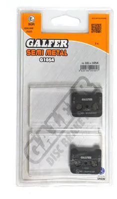 Produktbild von Galfer Fd181g1054 Semi-gesinterte Bremsbeläge Durchsichtig Durchsichtig One Size