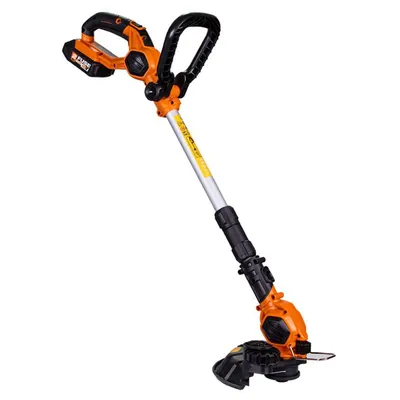 Zdjęcie produktu dla Villager BC 2320-1BCB Podkaszarka Akumulatorowa do Trawy FUSE 18V, Teleskopowy Wysięgnik, Czas Pracy do 40 min, Zestaw z Akumulatorem 2Ah i Ładowarką