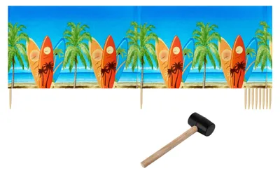 Produktbild von Ladeheid Strand Windschutz Sichtschutz LAEX001 (Surfbretter, 15 m)