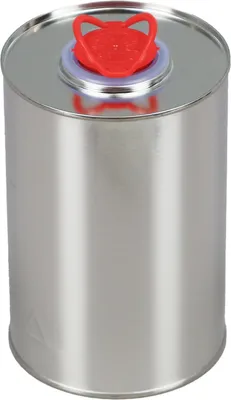 Produktbild von BenBow Weißblecheimer mit Korken und Trichter 1L x 1 Weißblechdose, Blechdose, Metalldosen Leer für Öle, Farben, Lacke