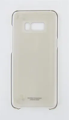 Produktbild von Samsung Clear Cover Gold, für Samsung G955F Galaxy S8 Plus, EF-QG955CF, Blister