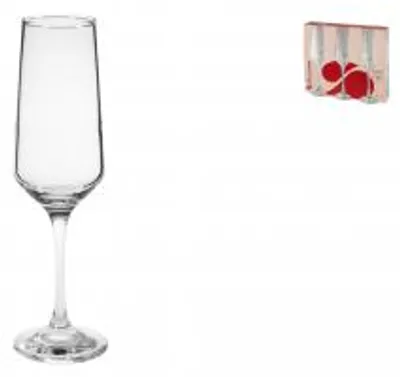 Immagine prodotto di PASABAHCE Set 3 Flute Ivory In Vetro Cl 22,5
