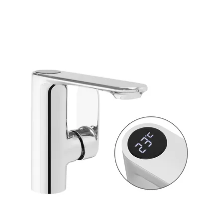 Immagine prodotto di Rubinetto lavabo Rea MILS LCD cromato basso