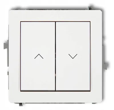 Produktbild von Karlik DECO Jalousieschalter Unterputz weiß matt