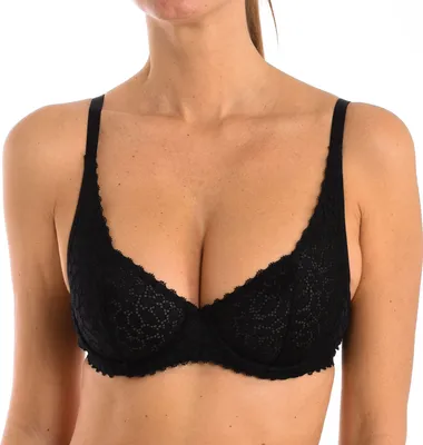 Produktbild von DIM Damen-Push-up-BH mit Bügeln und floraler Spitze 00DFE