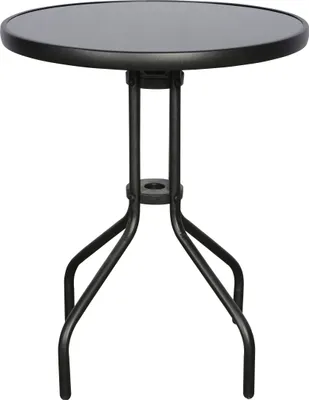 Immagine prodotto di Tavolo da bar e da balcone in frassino, Ø60 cm nero/nero.