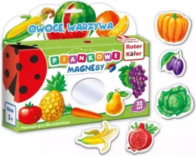 Obrázek produktu pro Magnesy piankowe Owoce warzywa RK3020-04