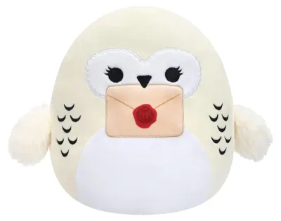 Image de Peluche Squishmallows Harry Potter Hedwige 20 cm