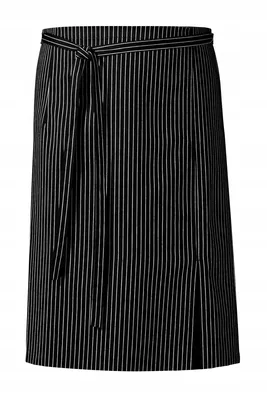 Produktbild von Unisex-Gastro-Schürze – Größe 1, Schwarz und Weiß