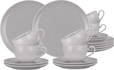 Produktbild von Seltmann Weiden Amina silbergrau Kaffeeservice 18 tlg.