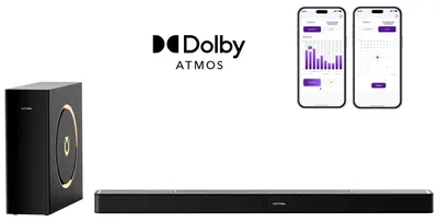 Image de Barre de son – Son surround 3.1.2 – Technologie Dolby Atmos – Bass puissant avec la technologie BassMX