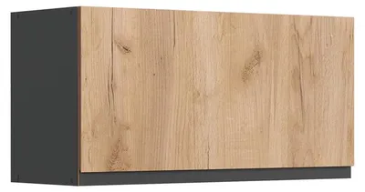 Obrázok produktu pre Nástenná skrinka Vicco R-Line Dub Goldkraft/antracitová 80 cm Plochý, Model 63116