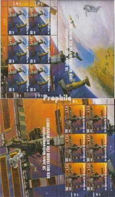 Produktbild von Briefmarken UNO - Wien 2007 Mi 518Klb-519Klb Kleinbogen (kompl.Ausg.) gestempelt Weltraumfahrt