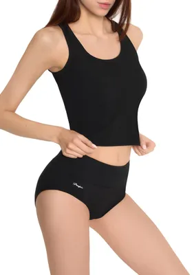 Imagen del producto de Camiseta sin mangas para mujer, de algodón, talla S, con cuello redondo, ideal para el día a día