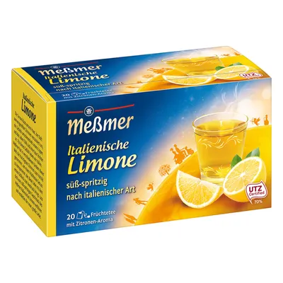 Zdjęcie produktu dla Meßmer Włoska herbata owocowa o smaku limonki z cytryną 50g
