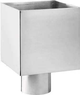 Produktbild von Zambelli Wasserfangkasten Titanzink quadratisch Ø 100 200 mm x 200 mm x 290 mm