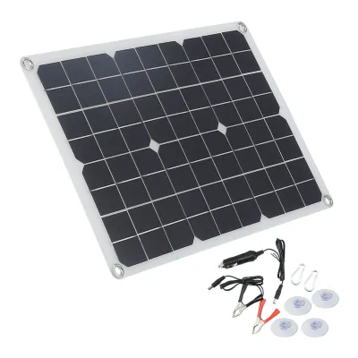 Obrázek produktu pro 20W 18V USB solární panel, přenosná solární nabíječka pro auto, loď, jachtu