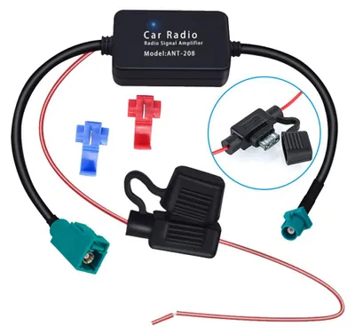 FM/AM DAB+ Antennenverstärker Fakra Z Stecker/Buchse 12V