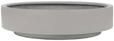 Produktbild von VIVANNO Pflanzschale Fiberglas ESCADA LOW Schale, Betongrau Beton-Design - 70x17 cm