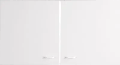 Produktbild von Flex Well Hängeschrank Speed BxTxH 100 x 32 x 55 cm weiß matt zerlegt Anschlag links rechts 00005356