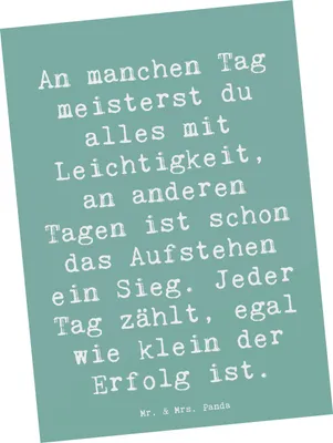 Produktbild von Mr. & Mrs. Panda Postkarte Spruch Leichtigkeit im Alltag - Meeresbrise - Geschenk, Zitat, Gefühl, Gelassenheit, bildkarte, Freude, Motivation, kleine Erfolge, Postkarten
