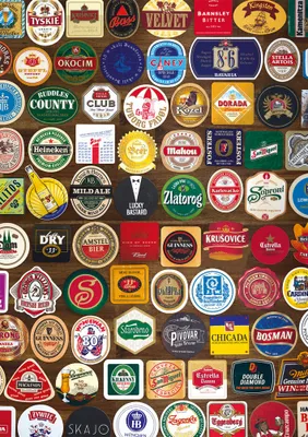 Produktbild von PIATNIK 551741 - PUZZLE 1000 T. Bierdeckel