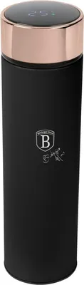 Immagine prodotto di Caraffa thermos in acciaio inox con display a LED 500 ml Collezione Black Rose