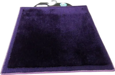 Produktbild von Batex WC Vorleger Toilettenvorleger Badematte Bad Teppich 60x60cm Silencio Pflaume