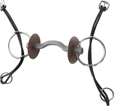Produktbild von Beris Bits Aufziehtrense Konnex Zungenbogen Soft 18 mm Stangengebiss 130 mm