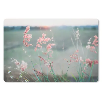 Produktbild von MuchoWow® Mauspad Mousepad Blumen - Wasser - Rosa 27x18 cm - Mousepads - Maus Mat - Pad - Mausunterlage - Büroartikel - Desk Matten