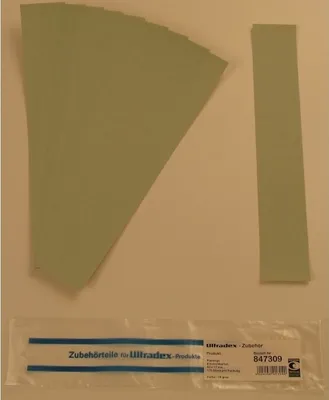 Produktbild von Einsteckkarten für 20mm Einsteckschiene 50x17mm VE=170 Stück grau