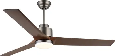Image de Ventilateur de plafond à basse consommation avec éclairage LED et télécommande Modesto 148 cm