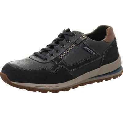 Immagine prodotto di Mephisto Bradley uomo, scarpe stringate, scarpe basse, pelle, Blu - scarpe da ginnastica / scarpe stringate uomo, blu, pelle&nbsp