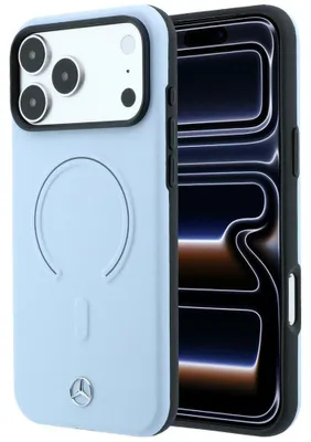 Immagine prodotto di Custodia in pelle 3D per iPhone 18 Pro Max / 17 Pro Max, colore blu