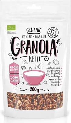 Obrázok produktu pre KETOGRANOLA 200 g - DIÉTNA STRAVA
