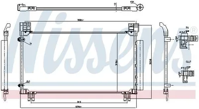 Obrázok produktu pre Kondenzátor klimatizácie NISSENS 941277
